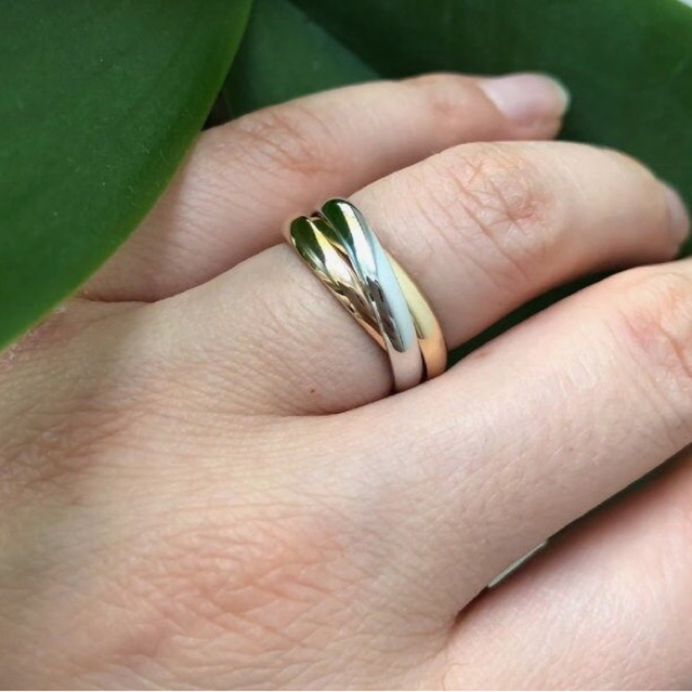 TRI COLOR ROLLING RING - Picture 6 of 9